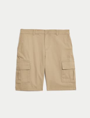 Pure Cotton Mini Me Cargo Shorts (6-16 Yrs)