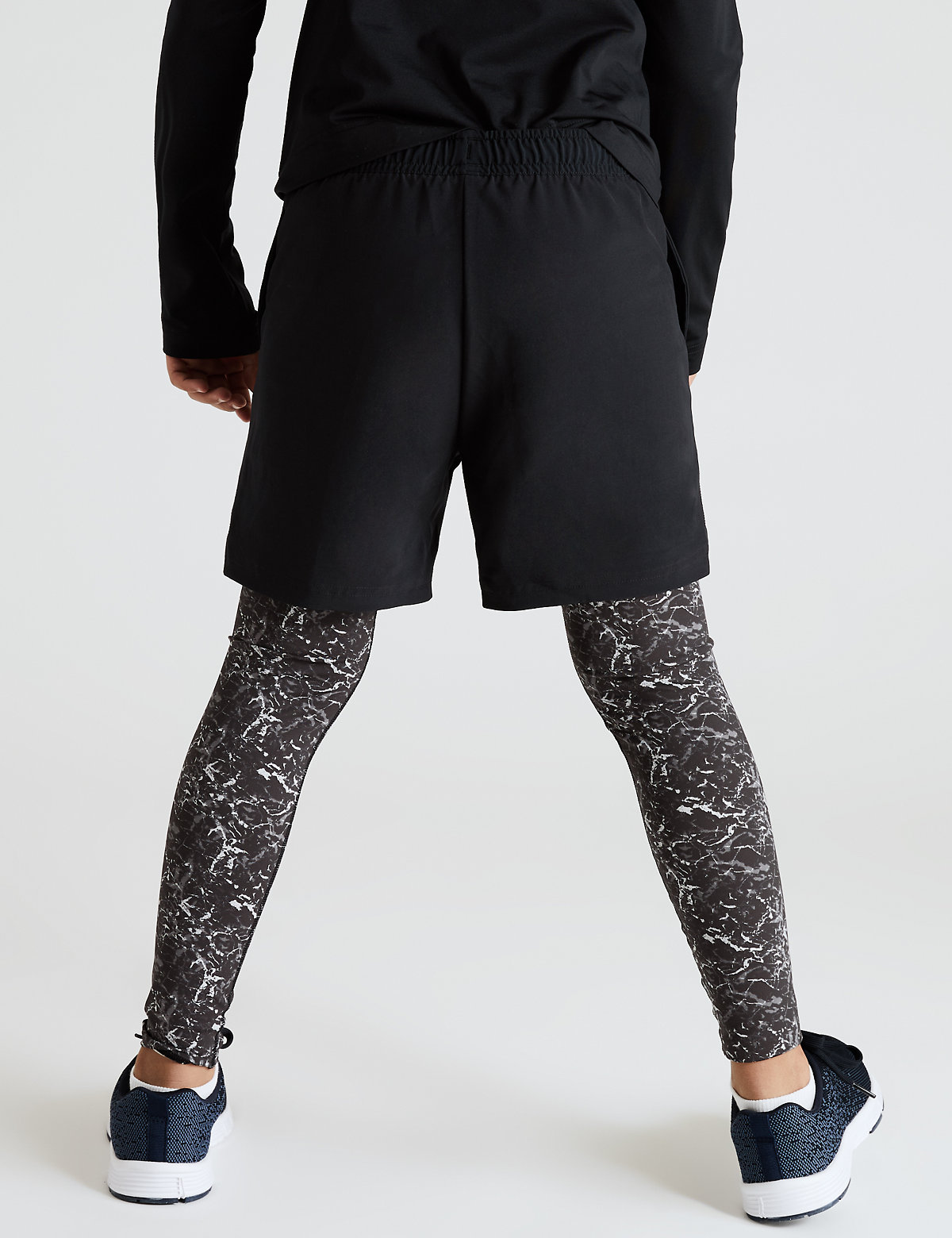 Active Shorts With Leggings