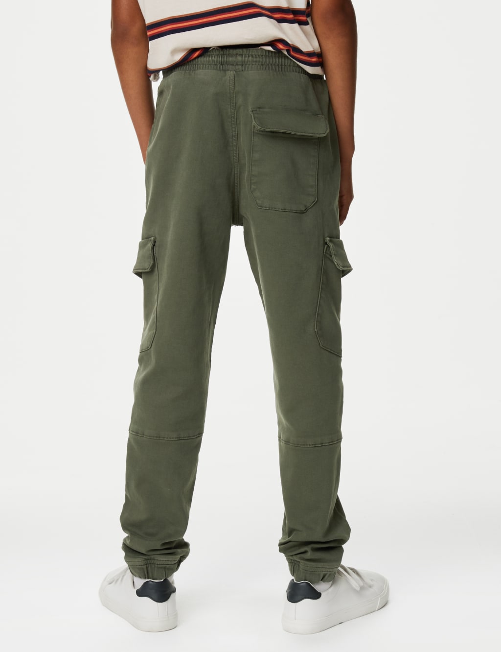 Cotton Rich Cargo Trousers (6-16 Yrs) image 5