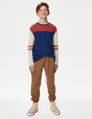 Cotton Rich Cargo Trousers (6-16 Yrs)