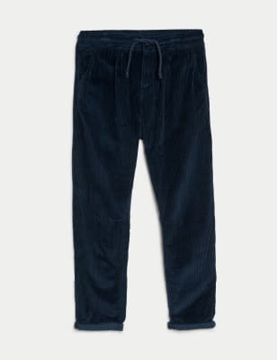

Boys M&S Collection Cord Trousers (6-16 Yrs) - Navy, Navy