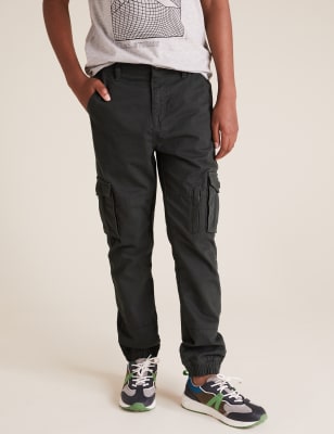 Pure Cotton Cargo Trousers