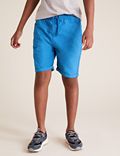 2pk Pure Cotton Ripstop Shorts (6-14 Yrs)