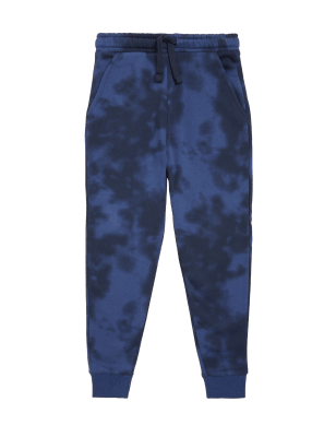 

Boys M&S Collection Cotton Rich Tie Dye Joggers (6-16 Yrs) - Navy, Navy