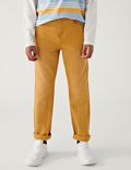 Relaxed Pure Cotton Trousers