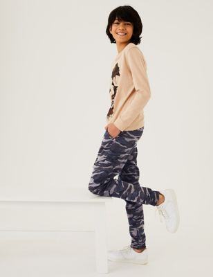 

Boys M&S Collection Cotton Rich Stretch Joggers (6-16 Yrs) - Charcoal Mix, Charcoal Mix