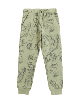 

Boys M&S Collection Cotton Rich Marble Print Joggers (6-16 Yrs) - Khaki Mix, Khaki Mix