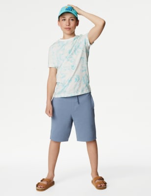 

M&S Collection Pantalón corto de algodón (6-16 años) - Medium Blue, Medium Blue