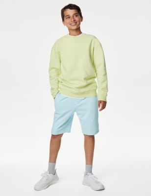 

Boys M&S Collection Cotton Rich Shorts (6-16 Yrs) - Light Turquoise, Light Turquoise