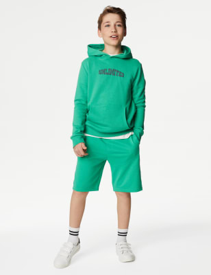 

Boys M&S Collection Cotton Rich Shorts (6-16 Yrs) - Medium Green, Medium Green