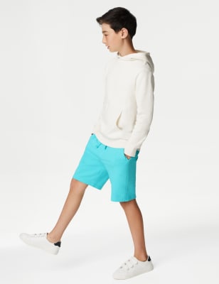 

Boys M&S Collection Cotton Rich Shorts (6-16 Yrs) - Bright Aqua, Bright Aqua