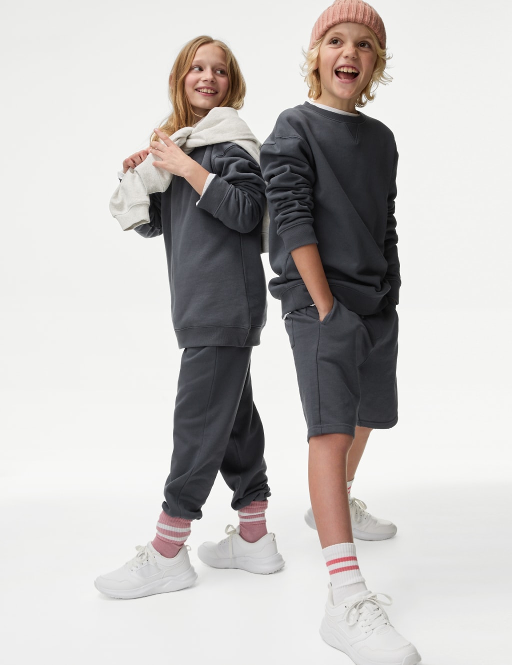 Kids grey shorts outlet
