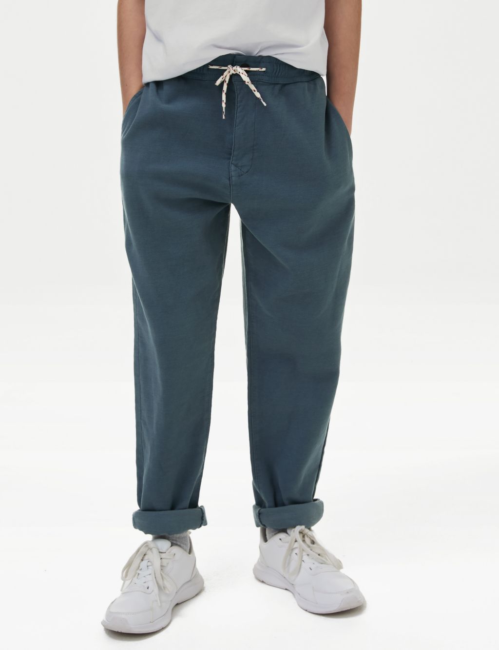 Relaxed Cotton Rich Skater Chinos (6-16 Yrs) image 4