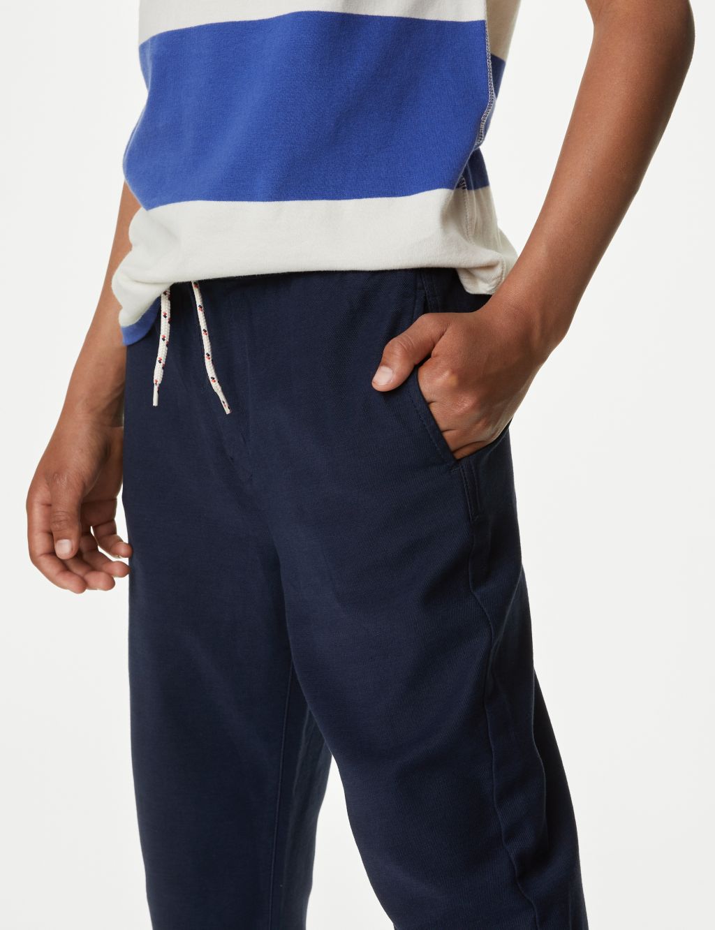 Relaxed Cotton Rich Skater Chinos (6-16 Yrs) image 3