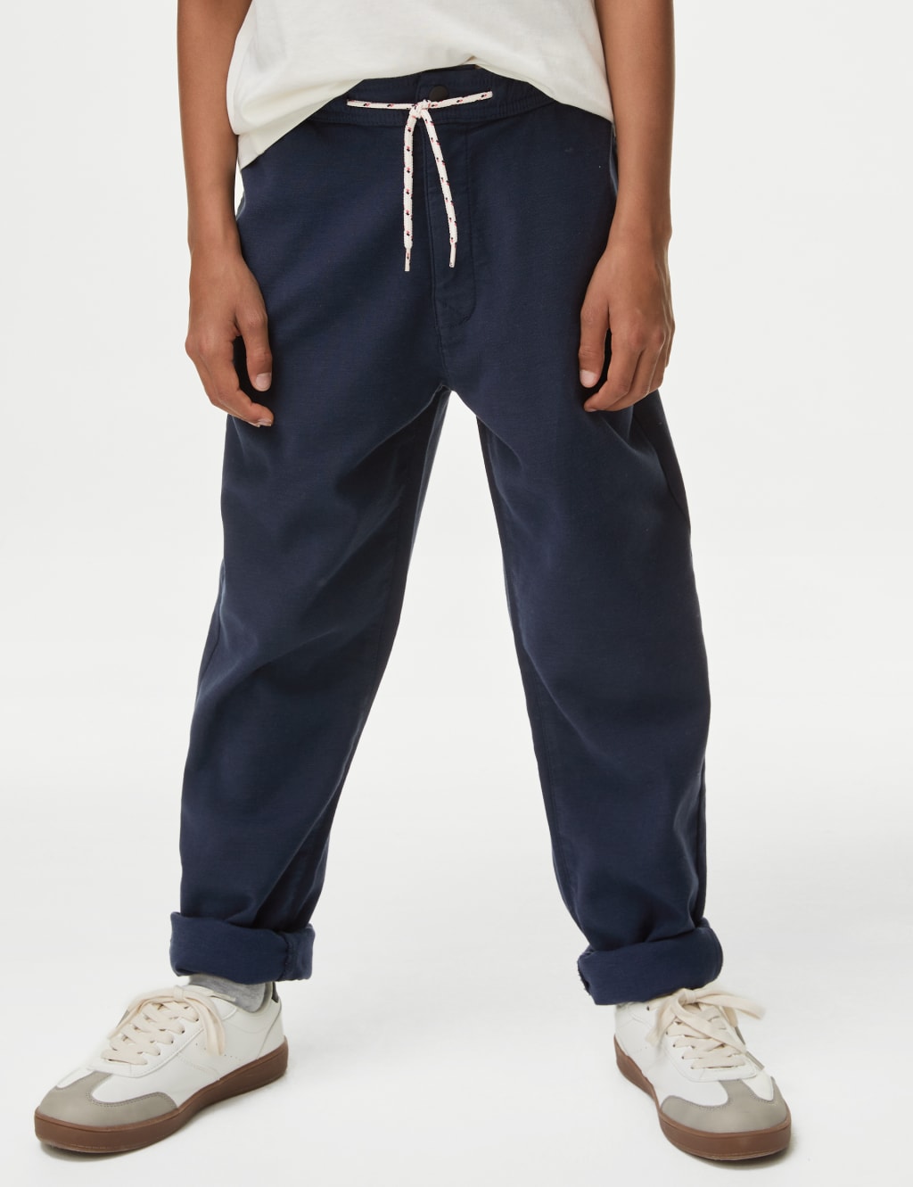 Relaxed Cotton Rich Skater Chinos (6-16 Yrs) image 3