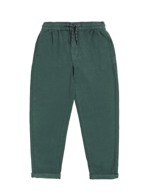 

Boys M&S Collection Relaxed Cotton Rich Skater Chinos (6-16 Yrs) - Dark Sage, Dark Sage