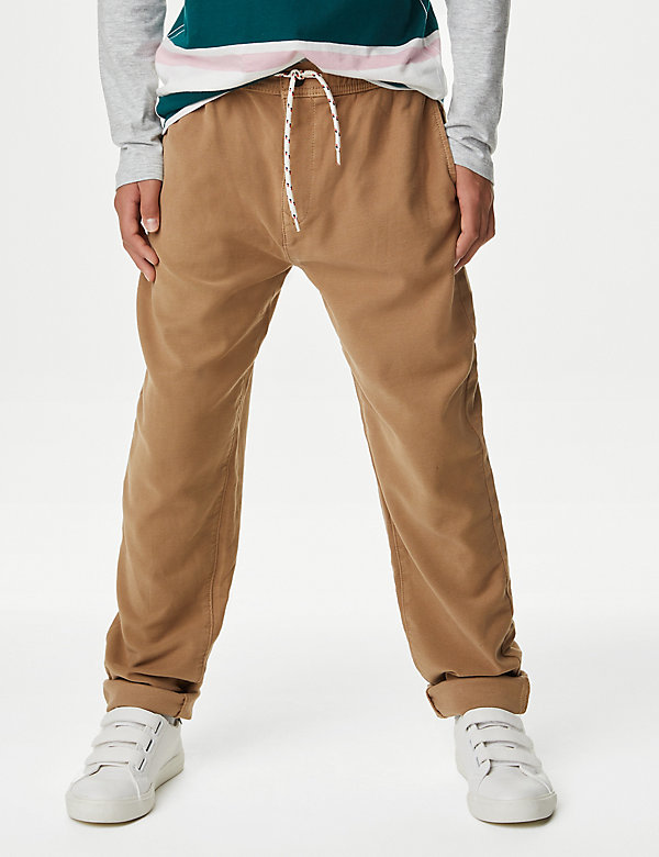 Relaxed Cotton Rich Skater Chinos (6-16 Yrs) - AR
