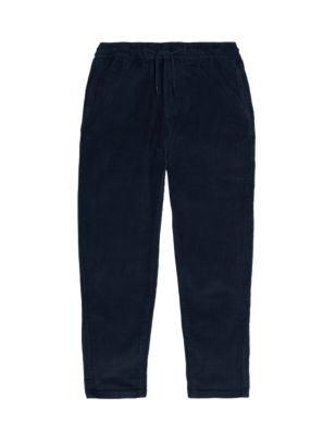 

Boys M&S Collection Relaxed Cotton Rich Cord Chinos (6-16 Yrs) - Navy, Navy