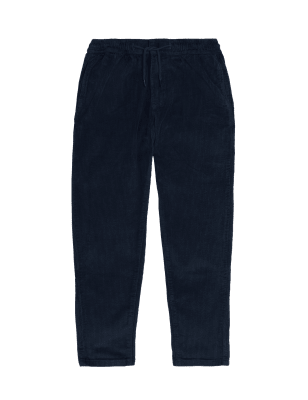 

Boys M&S Collection Relaxed Cotton Rich Cord Chinos (6-16 Yrs) - Navy, Navy