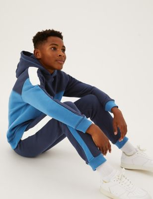 

Boys M&S Collection 2pc Hooded Top & Bottom Outfit (6-16 Yrs) - Multi, Multi