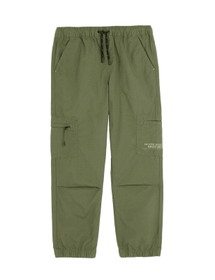 

Boys M&S Collection Pure Cotton Cargo Trousers (6-16 Yrs) - Khaki, Khaki