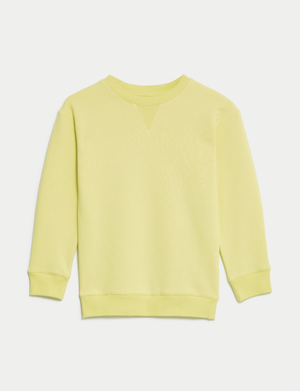 Cotton Rich Plain Sweatshirt (6-16 Yrs) image 2
