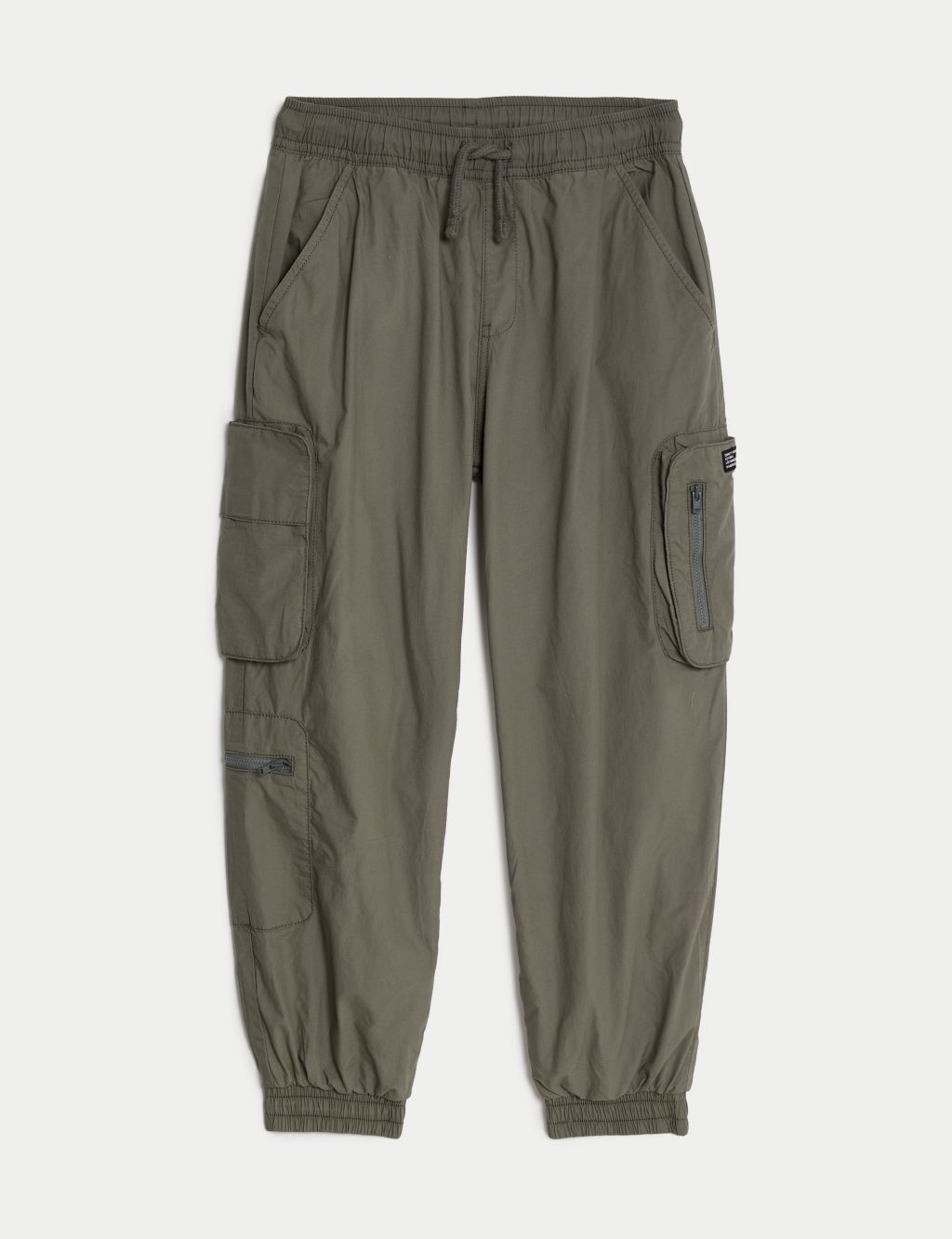 Relaxed Pure Cotton Cargo Trousers (6-16 Yrs) image 2