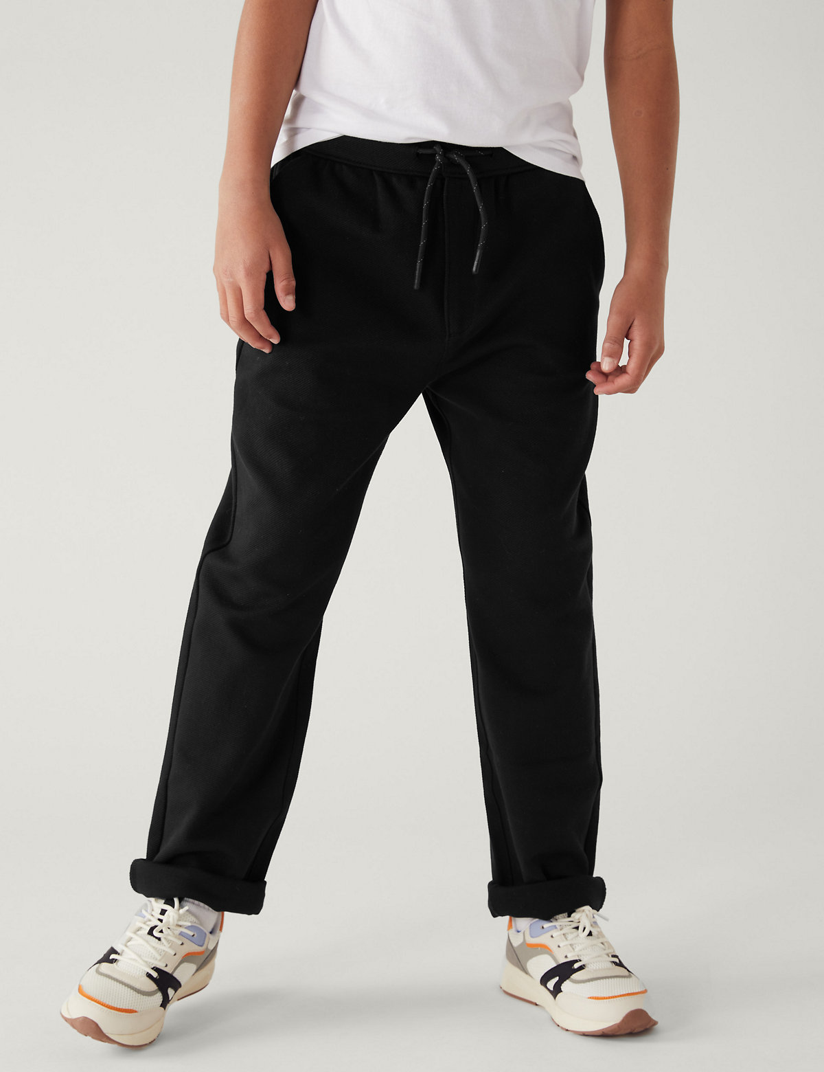 Cotton Rich Twill Jersey Jogger