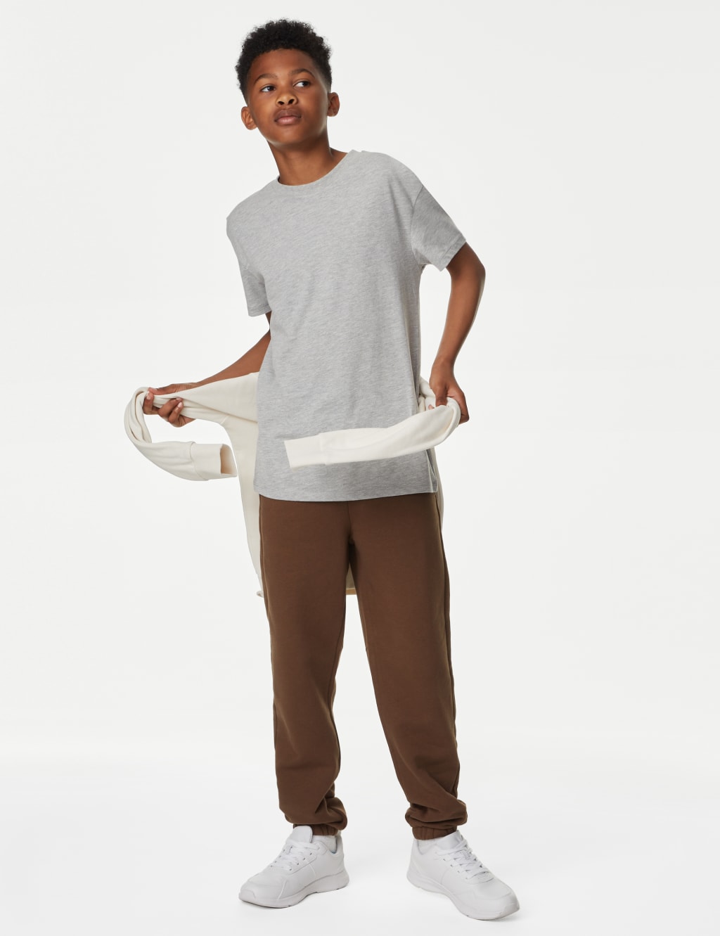 Cotton Rich Joggers (6-16 Yrs) image 1