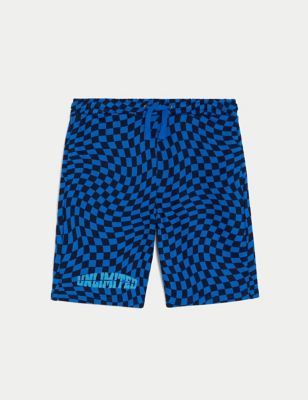 Cotton Rich Checked Shorts