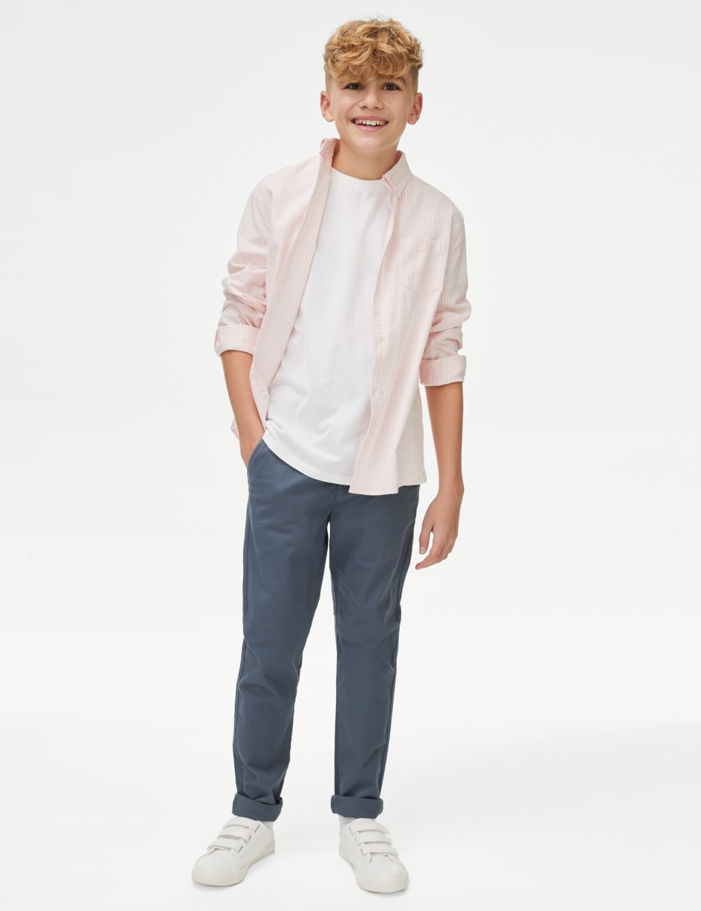 Cotton Rich Chinos (6-16 Yrs) image 1