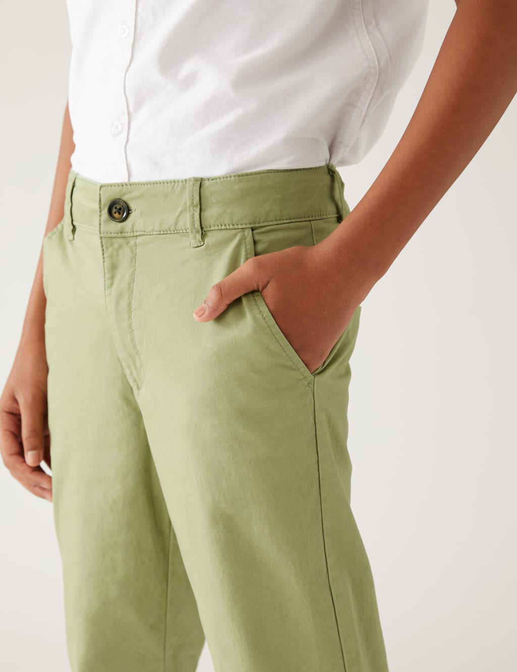 Cotton Rich Chinos (6-16 Yrs) image 2