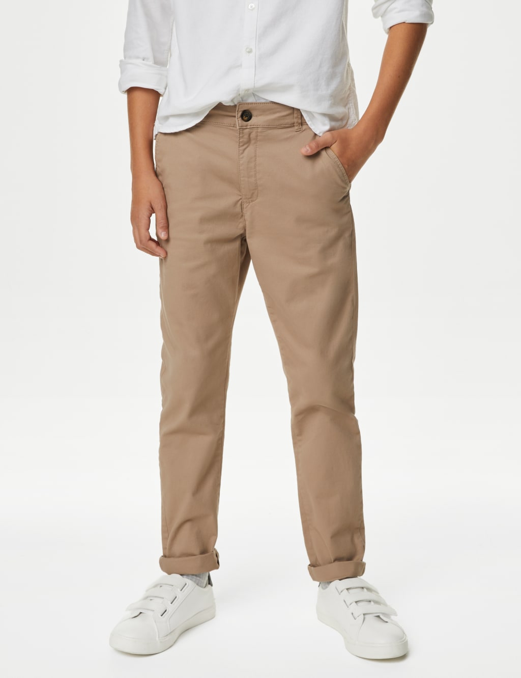 Cotton Rich Chinos (6-16 Yrs) image 3