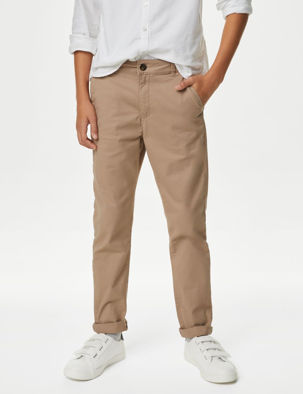 Cotton Rich Chinos (6-16 Yrs) image 3