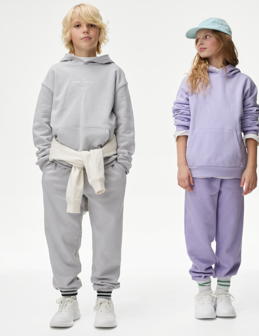 Boys Grey Joggers M S