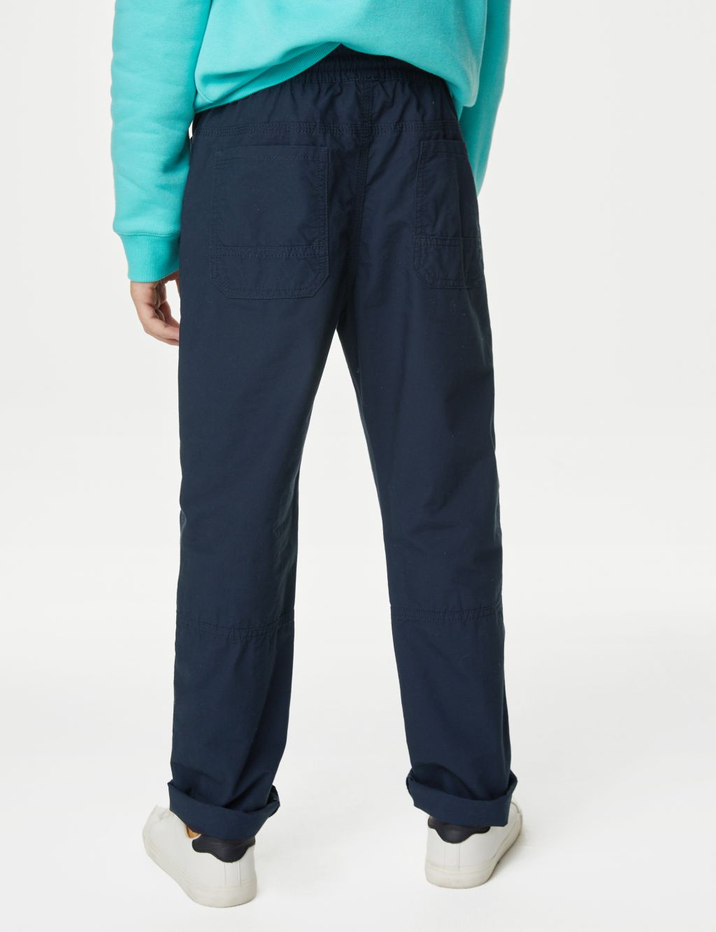 Pure Cotton Trousers (6-16 Yrs) image 5