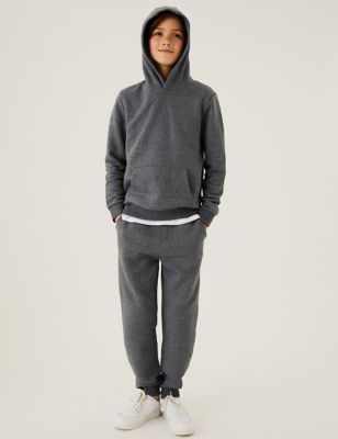 

Boys M&S Collection Cotton Rich Hoodie and Jogger Set (6-16 Yrs) - Charcoal, Charcoal