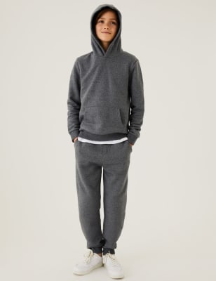 

M&S Collection Set aus Hoodie und Jogginghose mit hohem Baumwollanteil (6-16 J.) - Charcoal, Charcoal