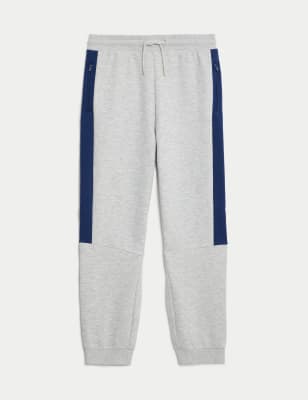 Relaxed Fit Cotton joggers - Light blue - Men