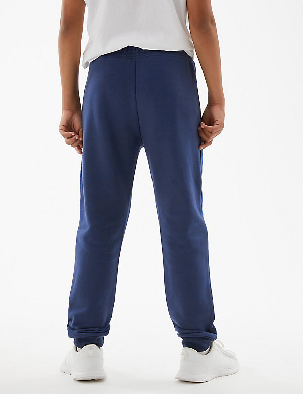 Pure Cotton Side Panel Joggers (6 - 16 Ys)