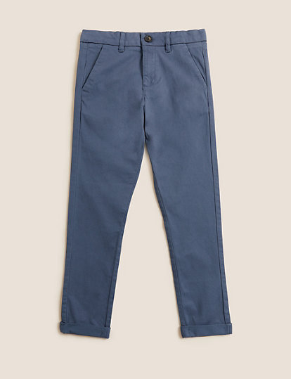 Cotton Rich Chinos with Stretch (3-16 Yrs)