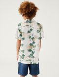 Pure Cotton Hawaiian Print Shirt
