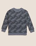 Cotton Rich Camouflage Sweatshirt (6-16 Yrs)