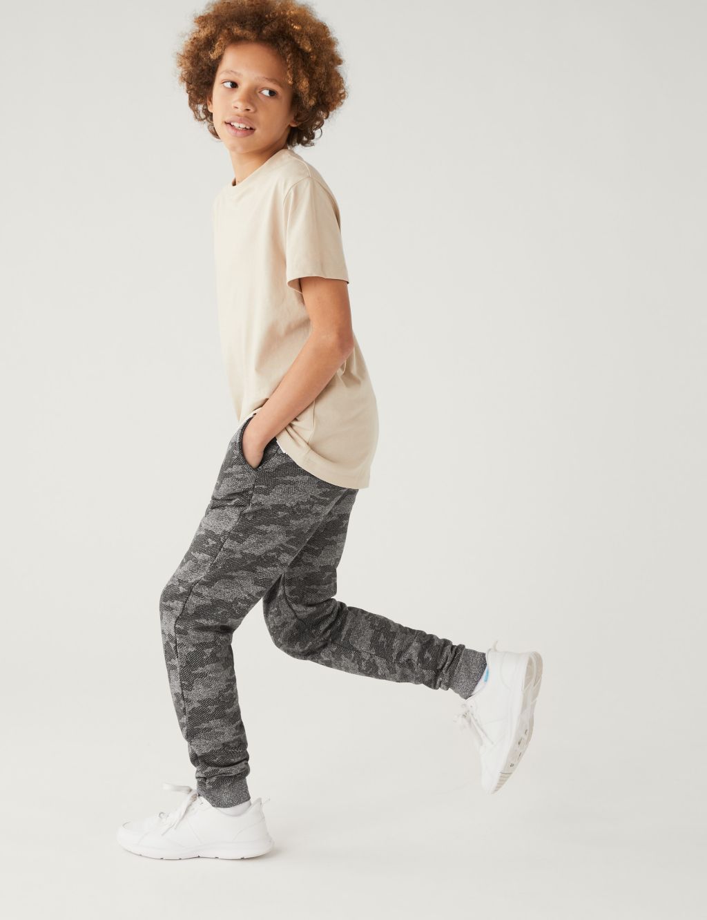 Cotton Rich Camouflage Joggers (6-16 Yrs) image 2