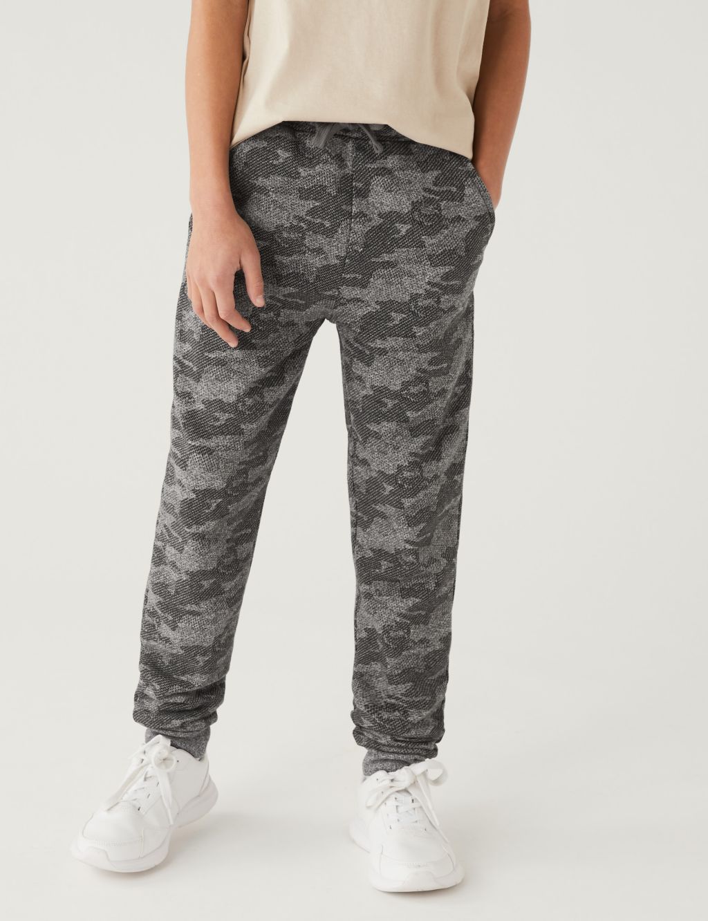 Cotton Rich Camouflage Joggers (6-16 Yrs) image 3