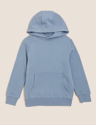 

M&S Collection Hoodie mit hohem Baumwollanteil (6-16 Jahre) - Medium Blue, Medium Blue