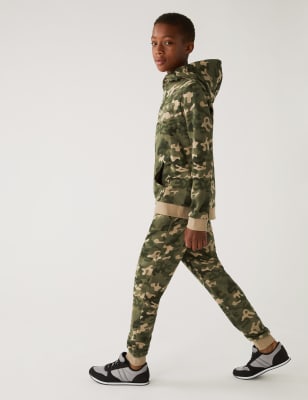 Cotton Rich Camouflage Hoodie