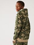 Cotton Rich Camouflage Hoodie