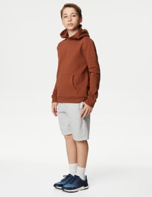 

M&S Collection Sudadera con capucha lisa de algodón (6-16 años) - Nutmeg, Nutmeg