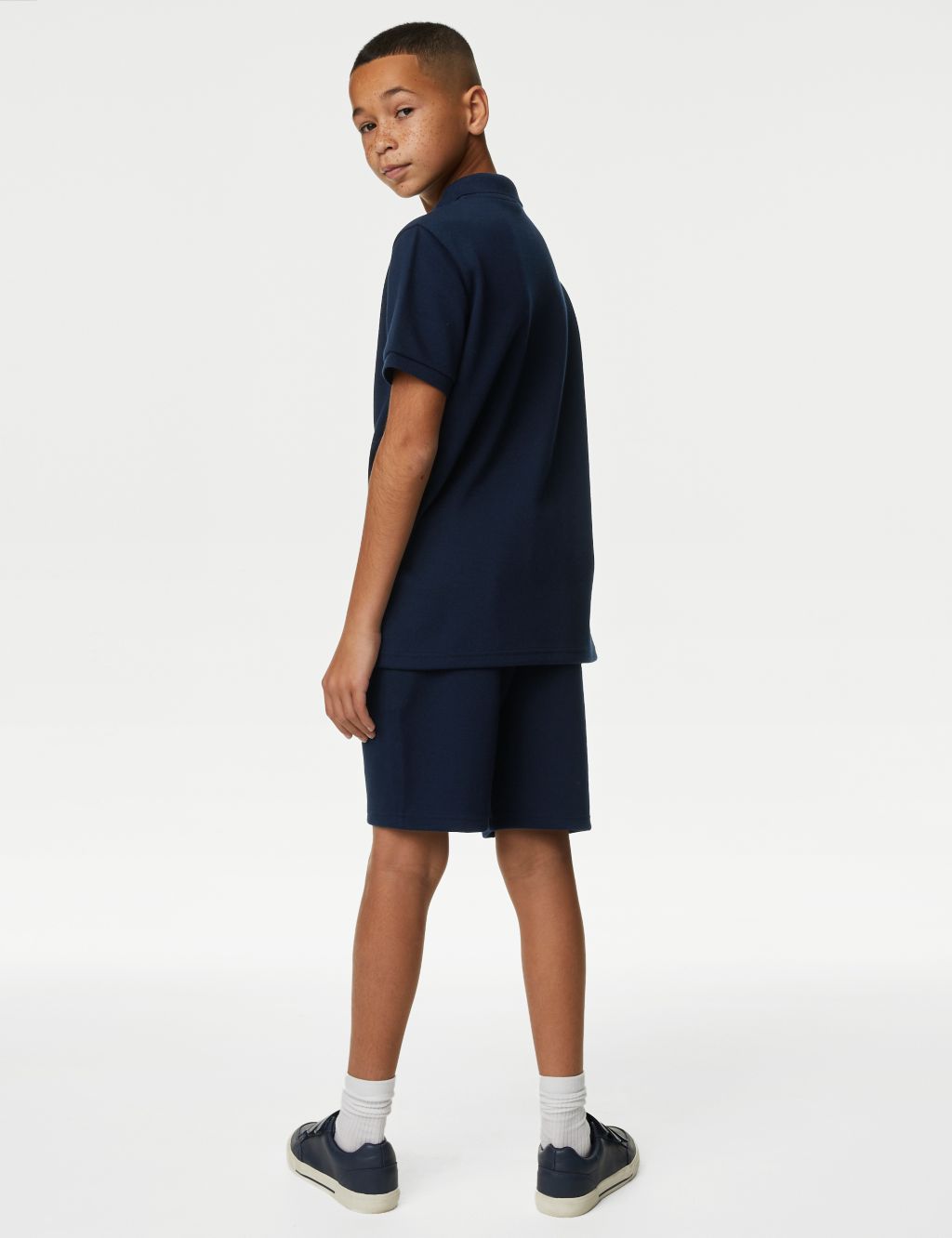 Cotton Blend Polo Shirt and Shorts Set (6-16 Yrs) image 4